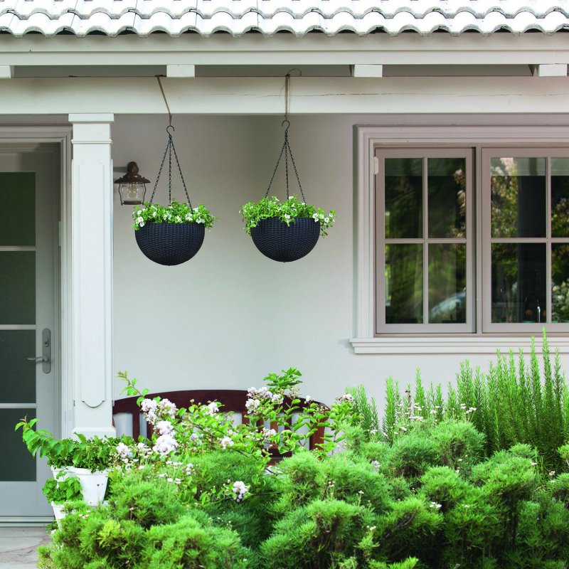 Кашпо Hanging Sphere Planter Мокка