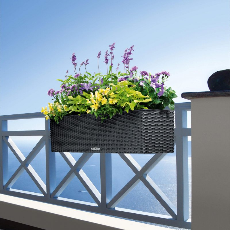 Кашпо Lechuza Balconera Cottage 80 гранит
