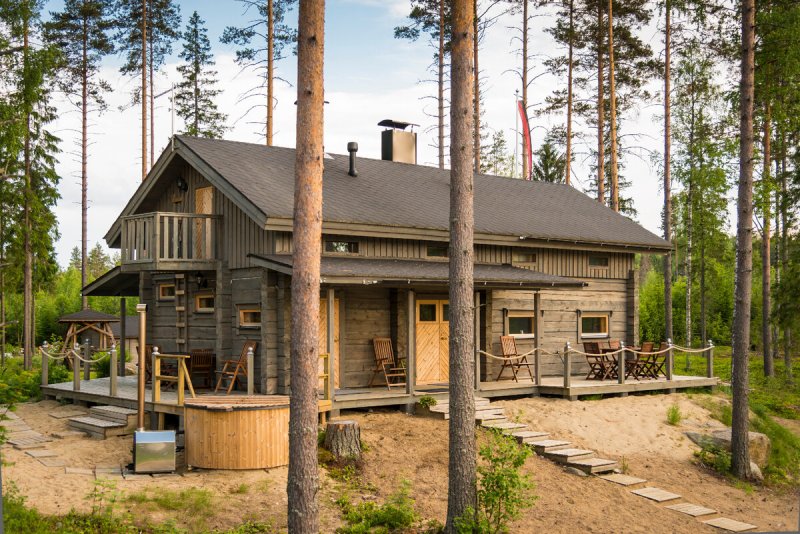 Финский домик в Финляндии