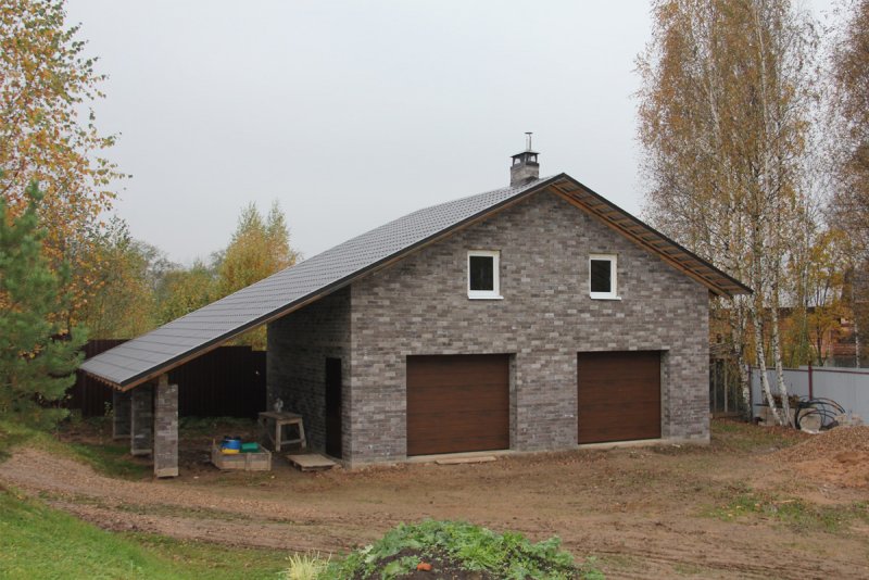 Сарай из лего кирпича