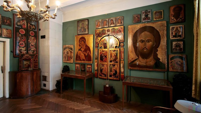 Полка угловая иконостас