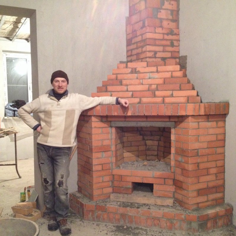 Камин кирпичный своими руками