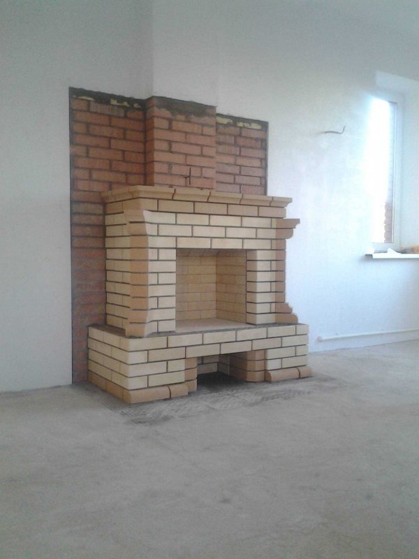 Камины дровяные из кирпича
