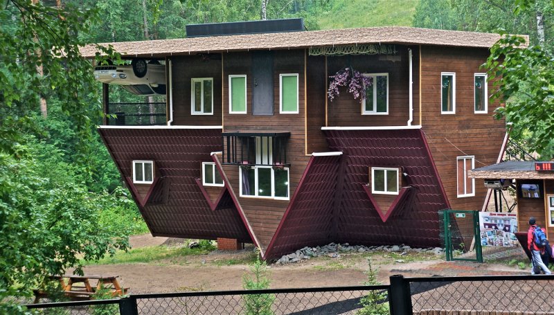 Перевернутое здание