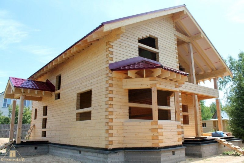 Постройки из профилированного бруса