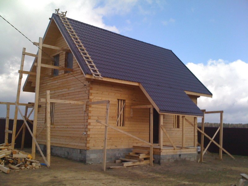Постройка домов из бруса