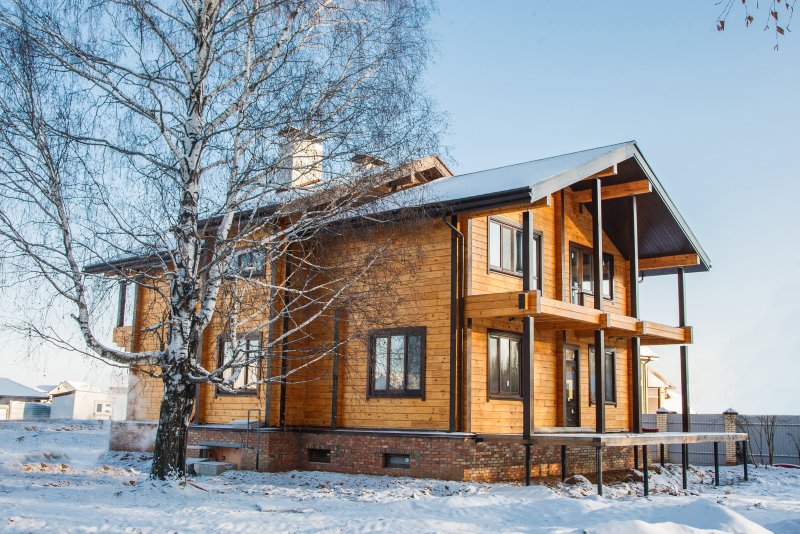 Загородный дом из бруса