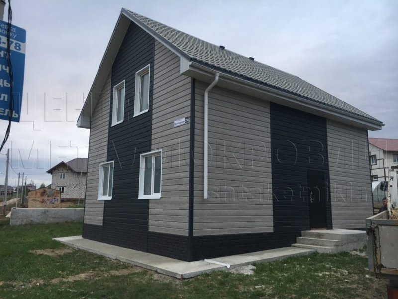 Металлосайдинг RAL 7024