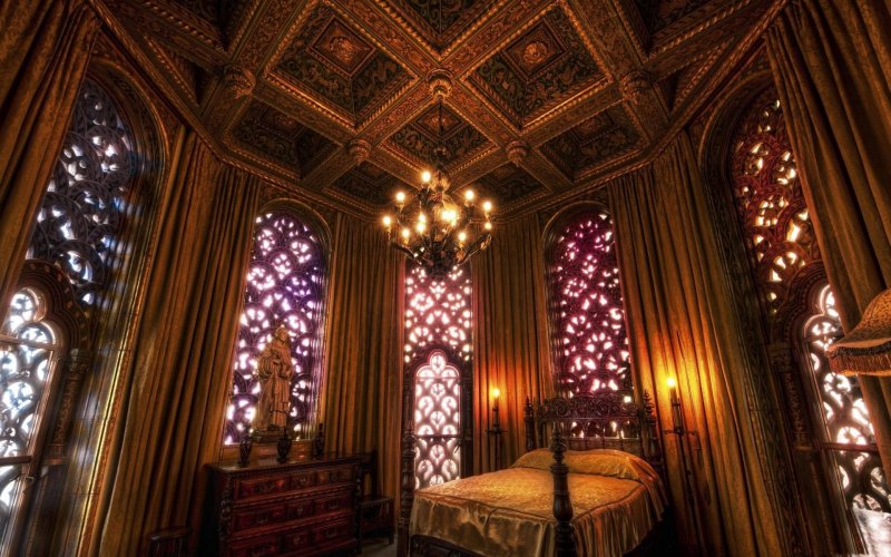 Hearst Castle спальни