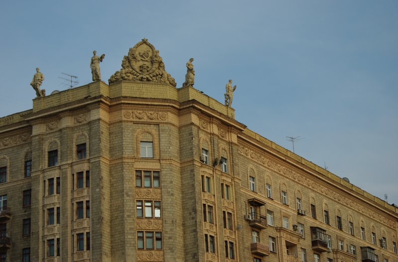 Фасады сталинских домов