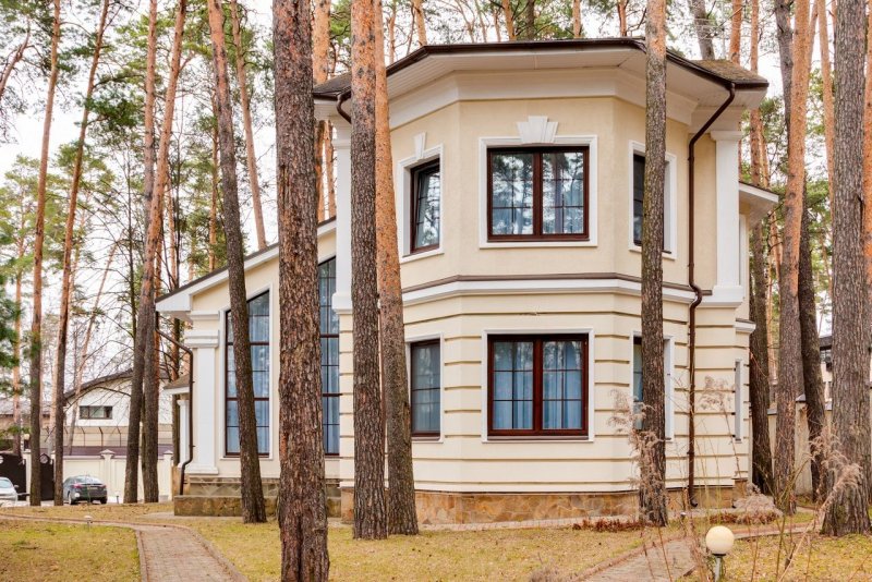 Дом на Рублевке зимой