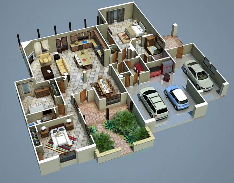 Floorplan 3d проекты