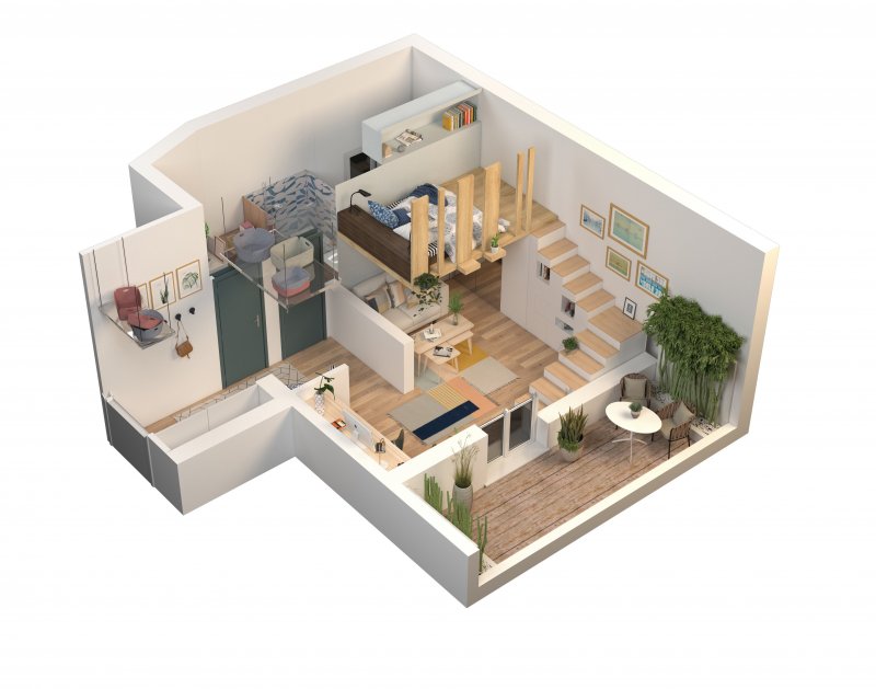 Планировка дома для Sweet Home 3d