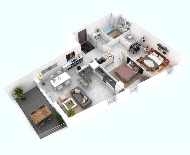 Floorplan 3d проекты