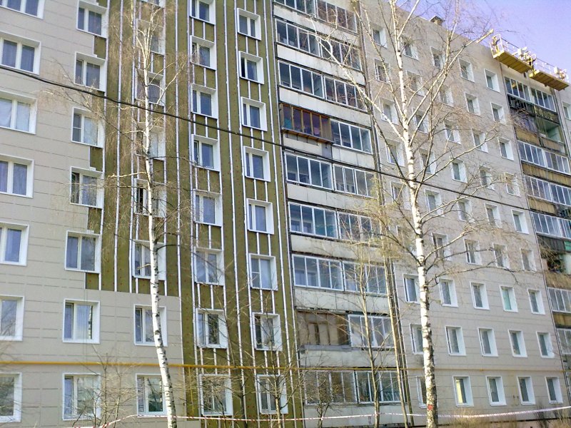 Панельный дом 9 этажей