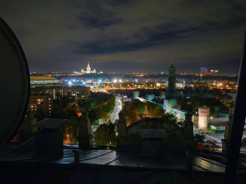 Крыши домов Москвы