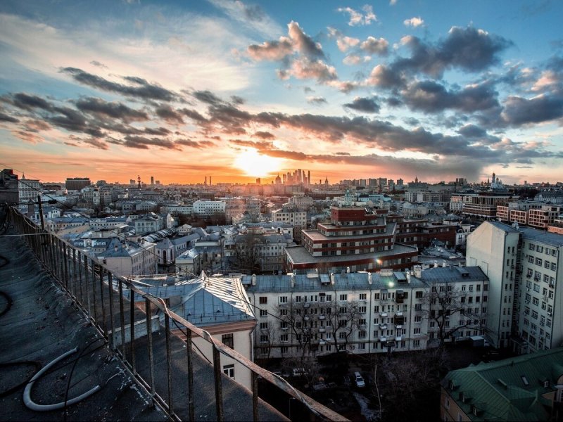 Город с крыши
