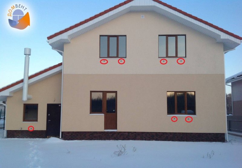 Воздуховоды в коттедже