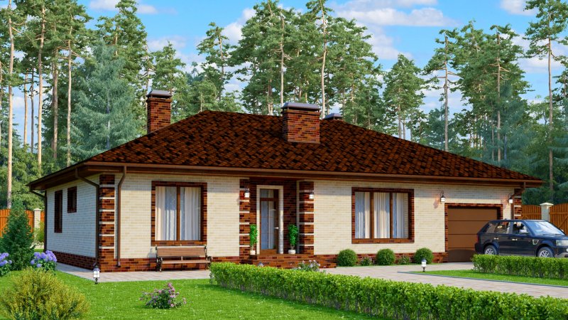 Дом в стиле Райта 200-250 кв.м