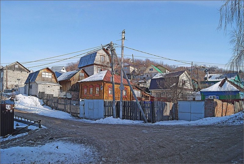 Частный сектор в городе