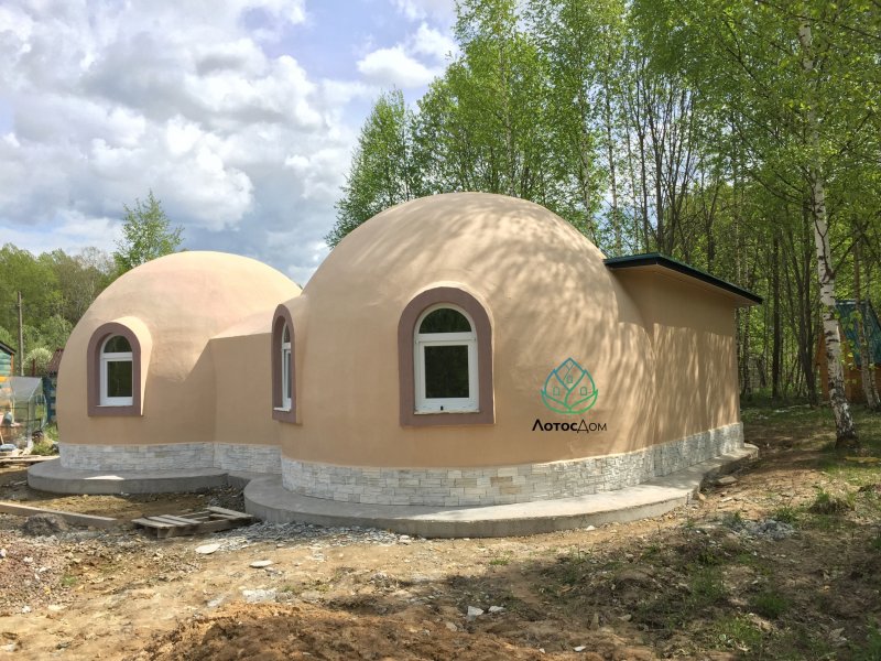 Круглые купольные домики