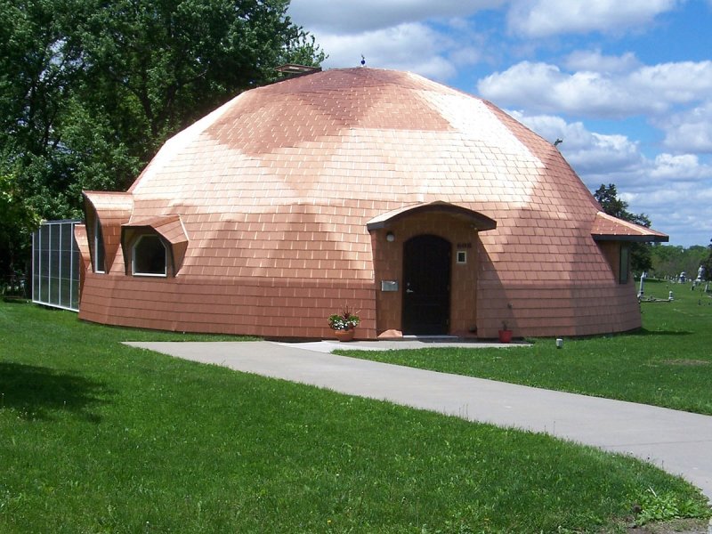 Круглые купольные домики