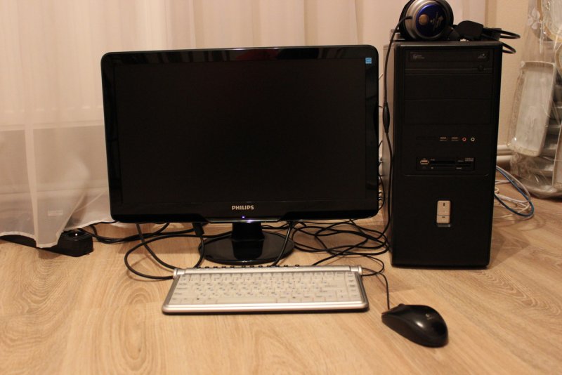 Компьютер офисный (Core i5, монитор 18,5", клавиатура, мышь, ИБП, принтер НР)