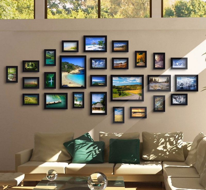 Декор интерьера фоторамки