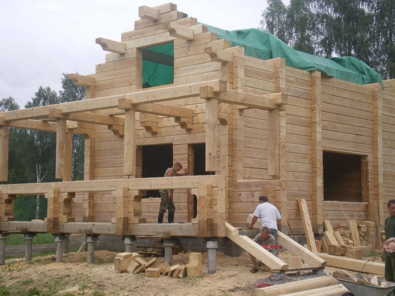 Постройки из профилированного бруса