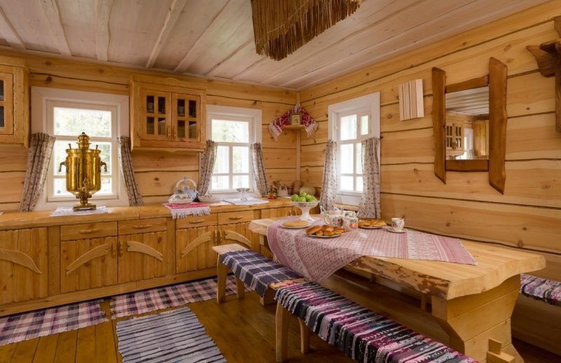 Интерьер русской избы
