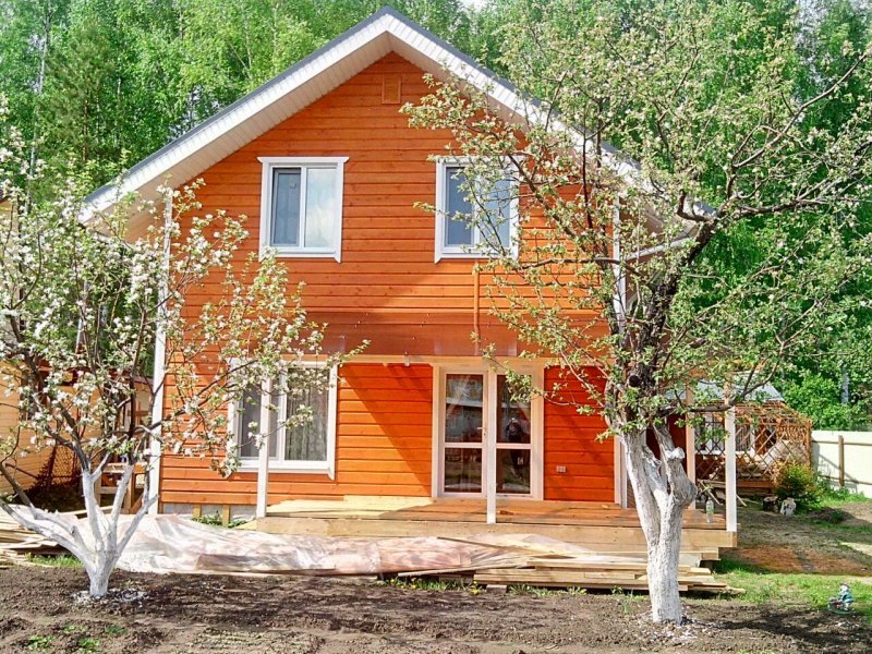 Теплый дачный дом