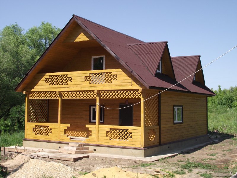 Времянка из бруса
