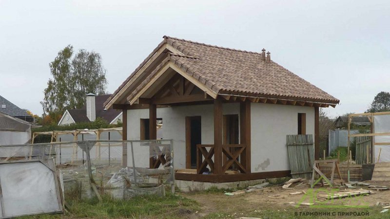 Сельский дом в Германии фахверк