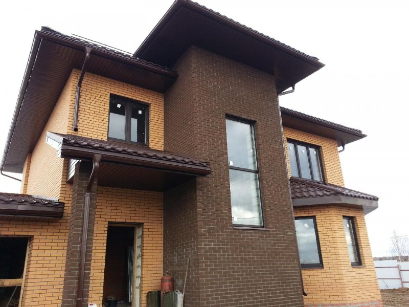 Клинкерный кирпич RAL 7024