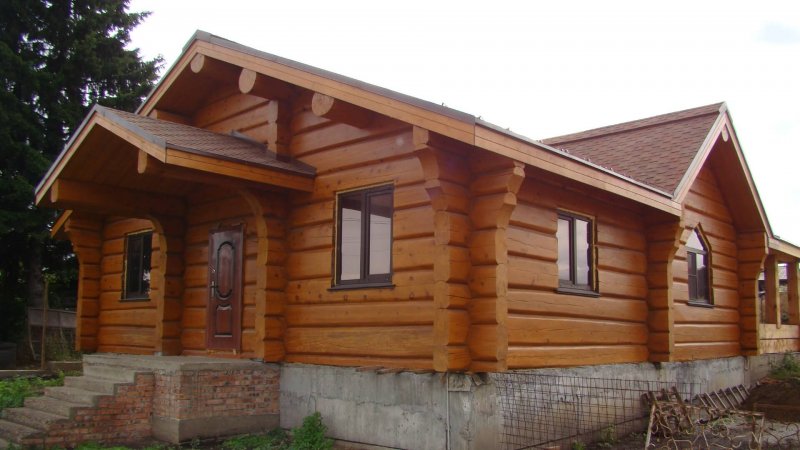 Дом баня с лафета кедра