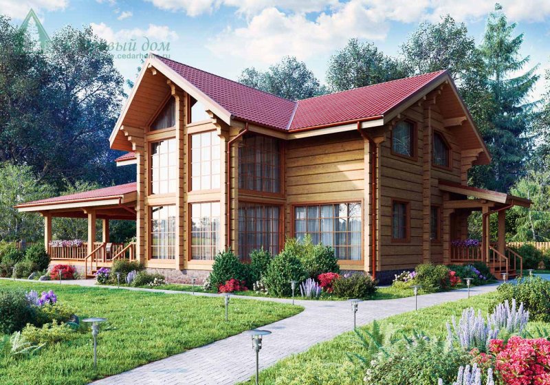 Дворянский дом из лафета кедра