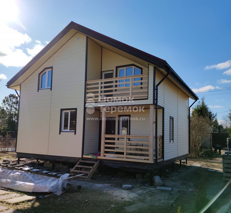Внешняя отделка каркасного дома