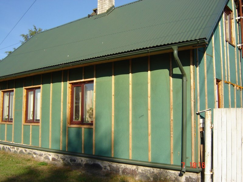 Каркасный дом с изоплатом