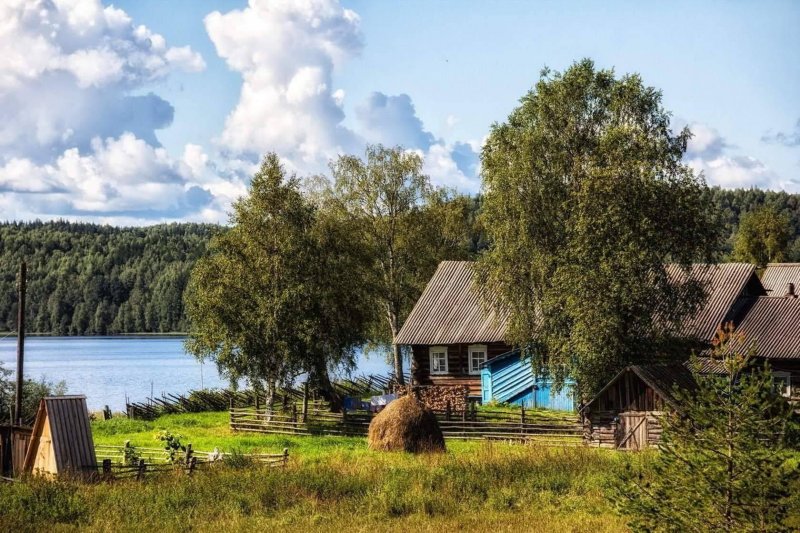 Красота городского и сельского пейзажа