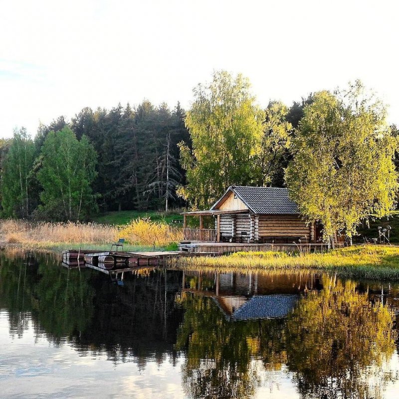 Родной дом зима