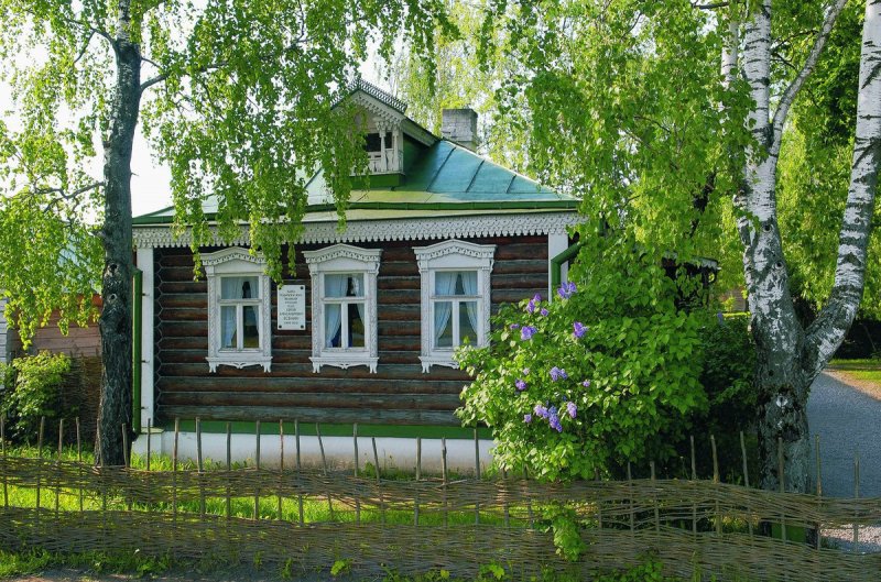 Дом в деревне с хозяйством