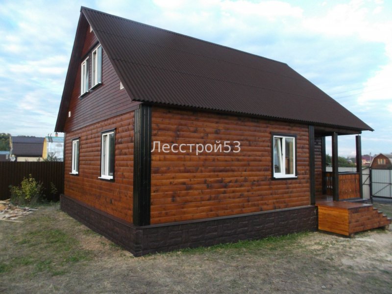 Отделка дачи снаружи