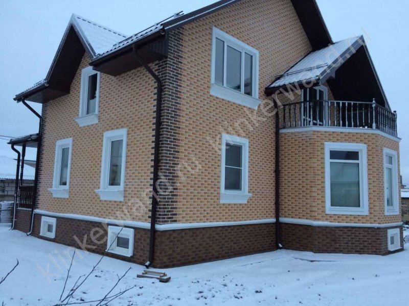 Фасады из термопанелей под камень