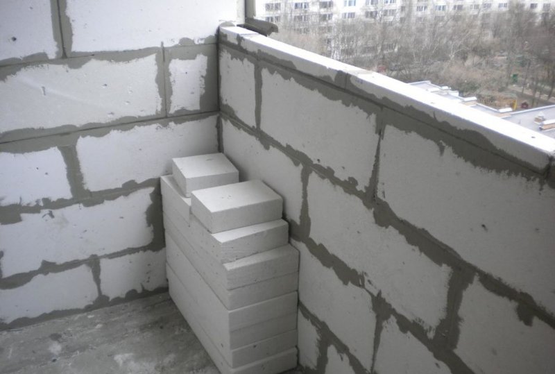 Газобетон балкон