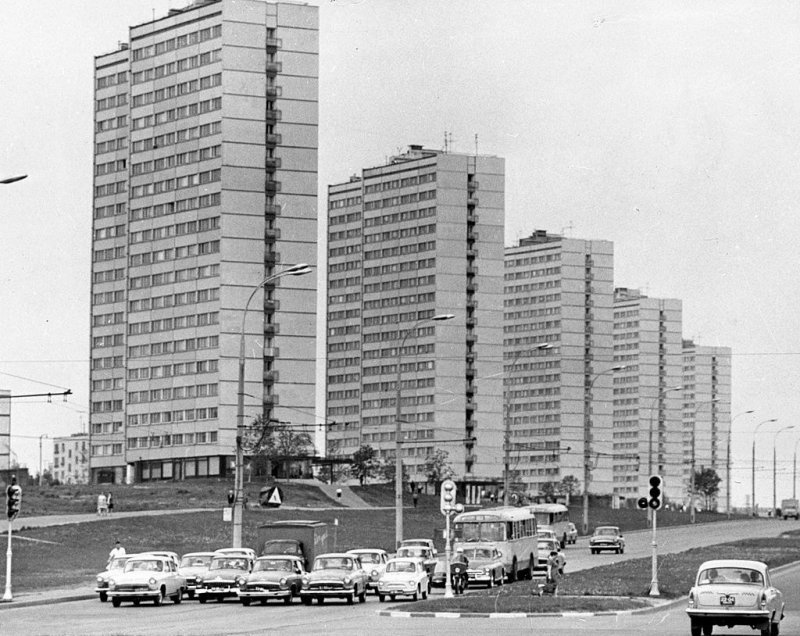 Ленинский проспект 1970 год