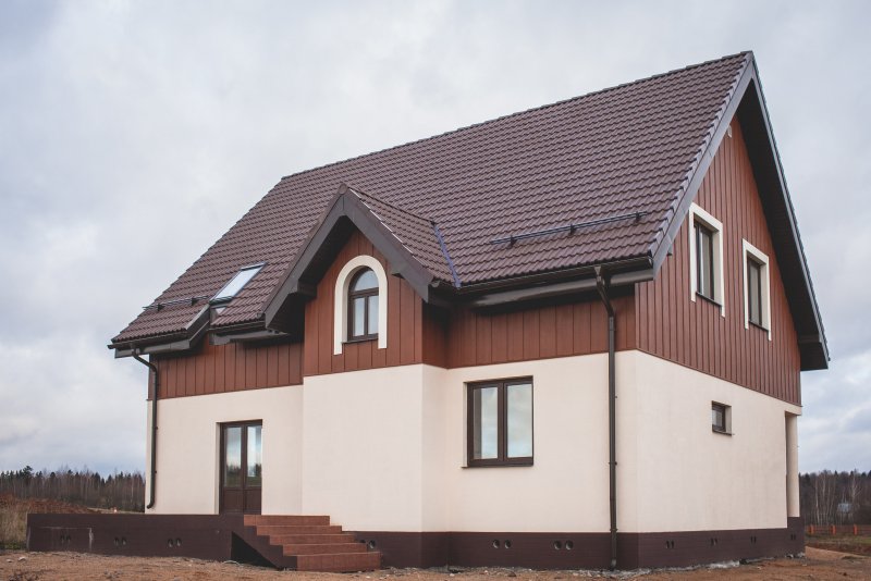 Красивые мансардные крыши