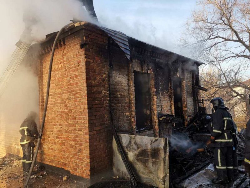 Пожар в частном доме
