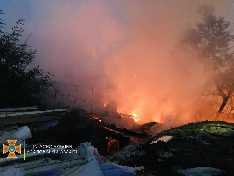 Пожар частного дома