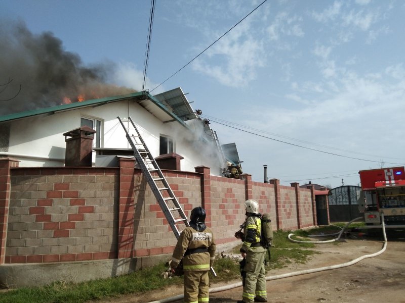 Пожар в Побочино Одесского района