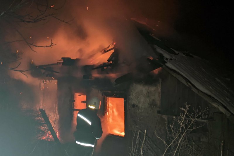 Пожар в Можайске сгорел дом